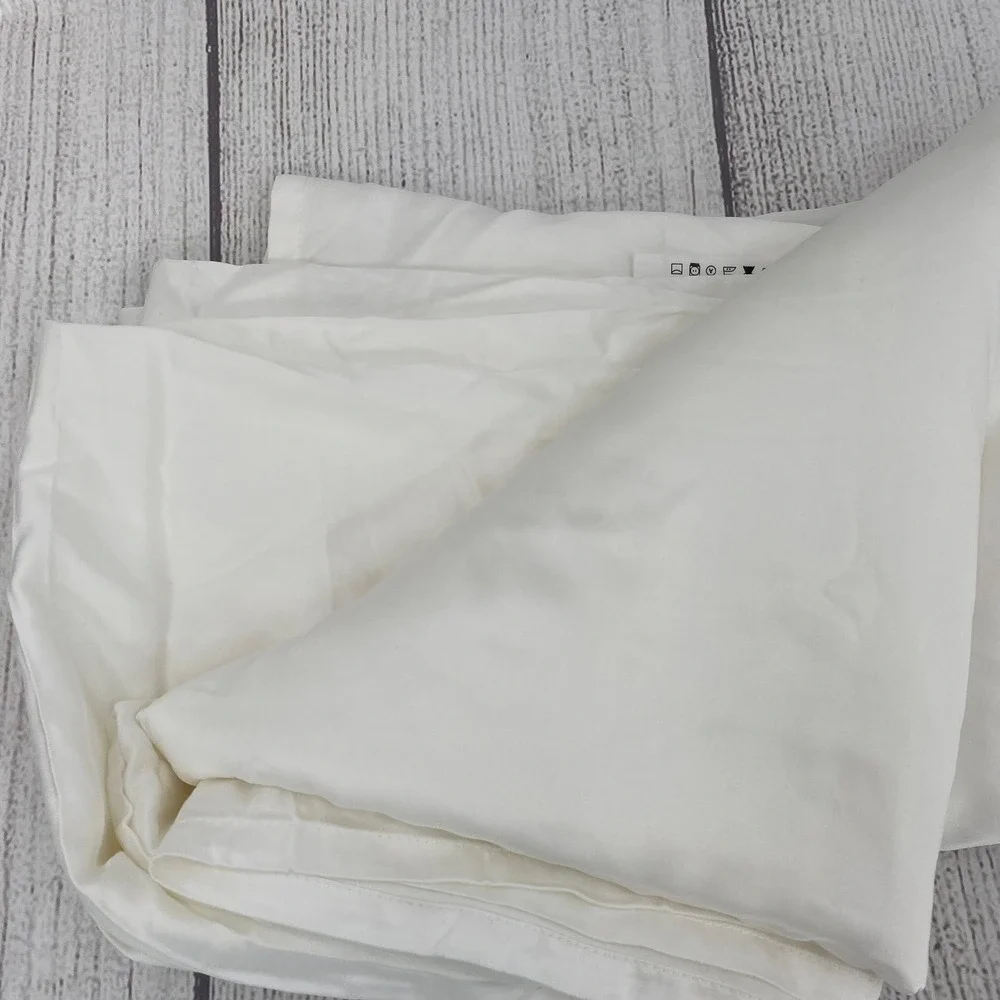 Cozy Earth Flat Sheet KING White 100% Viscose Bamboo Cooling Luxury Bedding